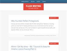 Tablet Screenshot of flashwriting.com